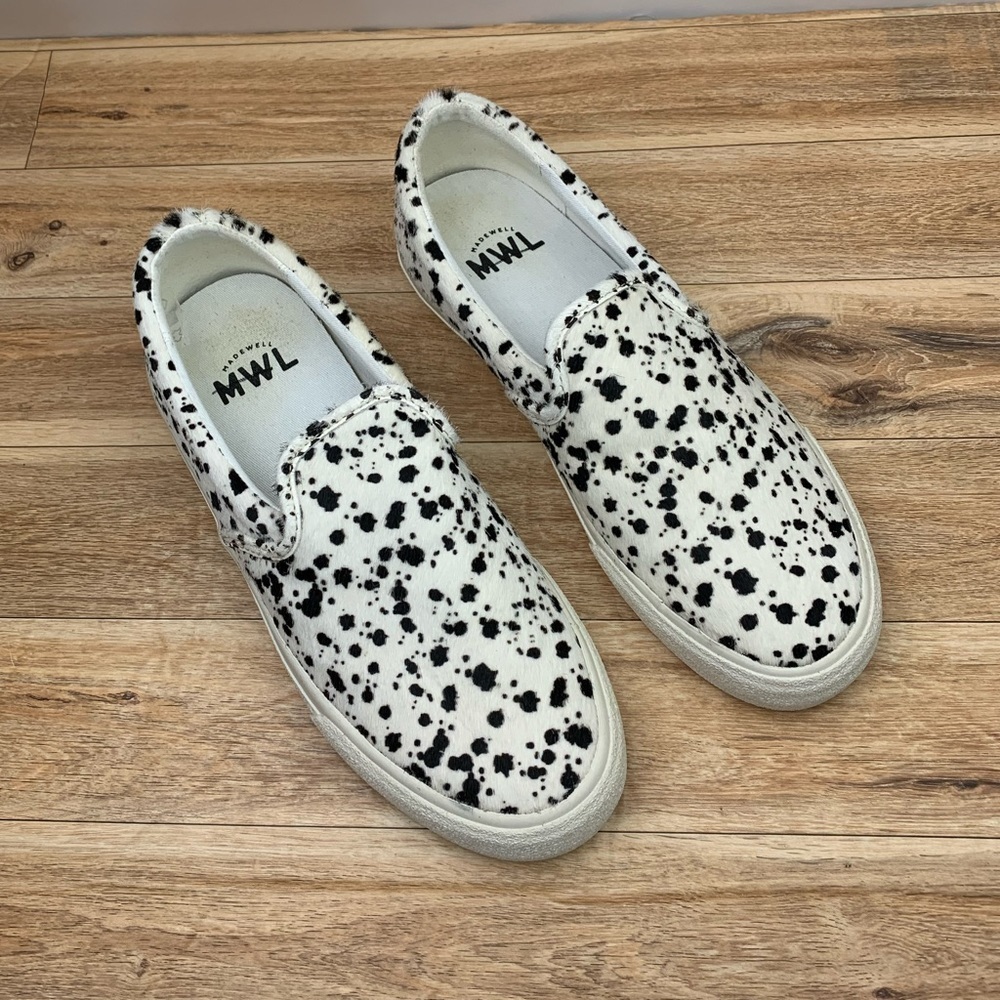 Madewell Sidewalk Genuine CalfHair Slip-On Sneaker